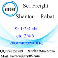 Shantou Port Sea Freight Shipping To Rabat